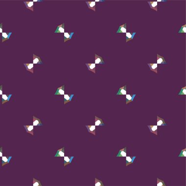 soyut geometrik dikişsiz desen, vektör illüstrasyonu