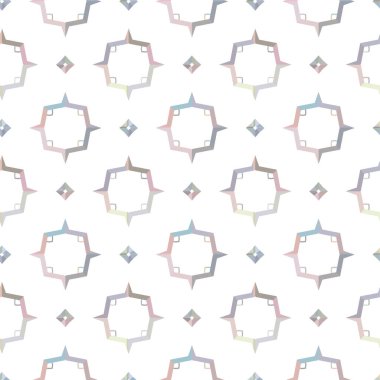 soyut geometrik dikişsiz desen, vektör illüstrasyonu