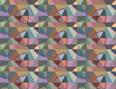 soyut geometrik dikişsiz desen, vektör illüstrasyonu