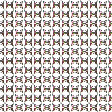 soyut geometrik dikişsiz desen, vektör illüstrasyonu