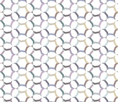 Geometrik şekilli kusursuz desen vektör çizimi