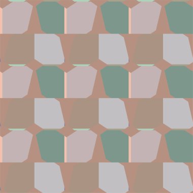 soyut geometrik dikişsiz desen, vektör illüstrasyonu 