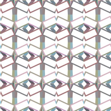 soyut geometrik dikişsiz desen, vektör illüstrasyonu