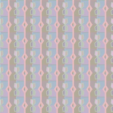 soyut geometrik dikişsiz desen, vektör illüstrasyonu