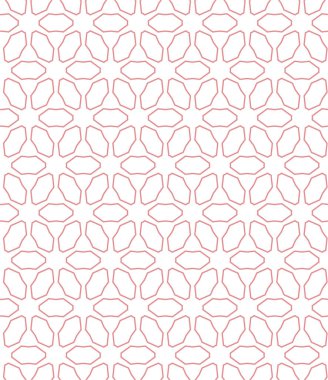 soyut geometrik dikişsiz desen, vektör illüstrasyonu