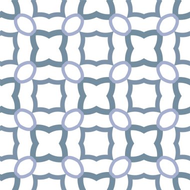 Soyut elementlerle kusursuz vektör deseni