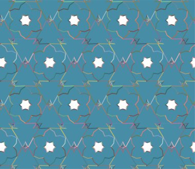 soyut geometrik dikişsiz desen, vektör illüstrasyonu