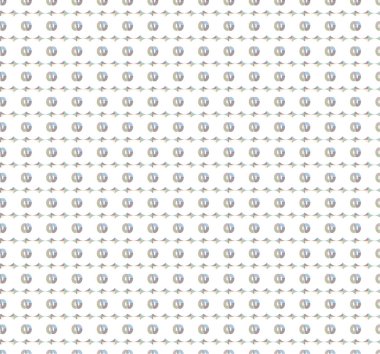 Geometrik şekilli kusursuz desen vektör çizimi