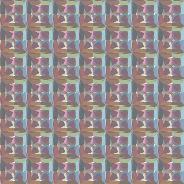 soyut geometrik dikişsiz desen, vektör illüstrasyonu