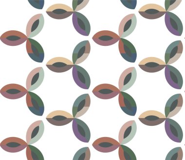 soyut geometrik dikişsiz desen, vektör illüstrasyonu