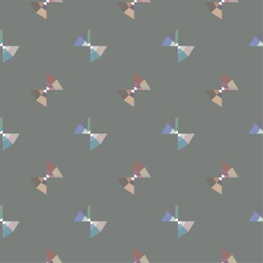soyut geometrik dikişsiz desen, vektör illüstrasyonu