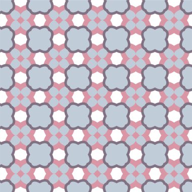 soyut geometrik dikişsiz desen, vektör illüstrasyonu