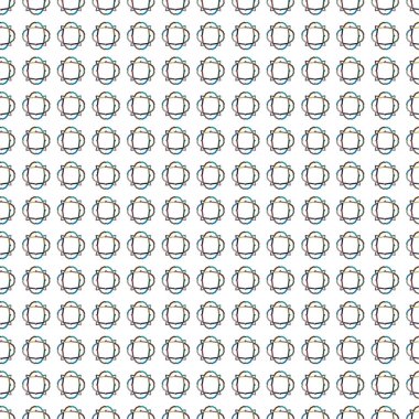 soyut geometrik dikişsiz desen, vektör illüstrasyonu