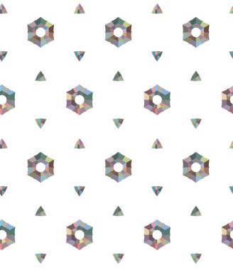 soyut geometrik dikişsiz desen, vektör illüstrasyonu
