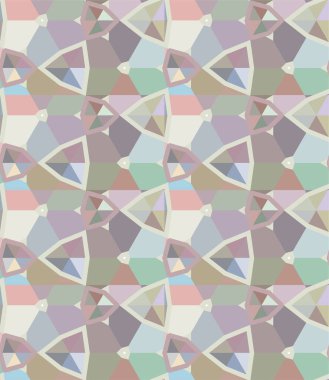 soyut geometrik dikişsiz desen, vektör illüstrasyonu