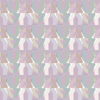 Geometrik şekilli kusursuz desen vektör çizimi    