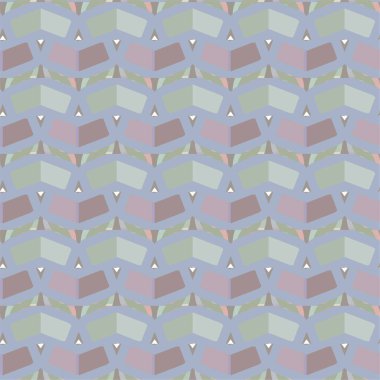 soyut geometrik dikişsiz desen, vektör illüstrasyonu