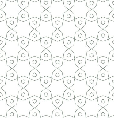 Geometrik soyut dikişsiz desen, vektör illüstrasyonu