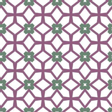 Geometrik soyut dikişsiz desen, vektör illüstrasyonu