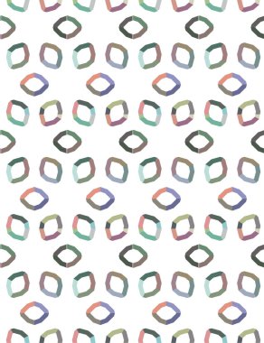 Soyut elementlerle kusursuz vektör deseni