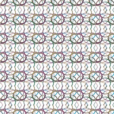 soyut geometrik dikişsiz desen, vektör illüstrasyonu 