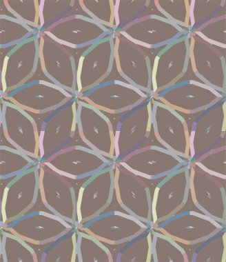 soyut geometrik dikişsiz desen, vektör illüstrasyonu