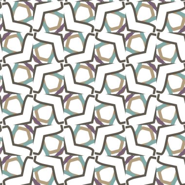 soyut geometrik dikişsiz desen, vektör illüstrasyonu