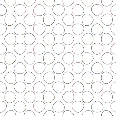 Geometrik soyut dikişsiz desen, vektör illüstrasyonu