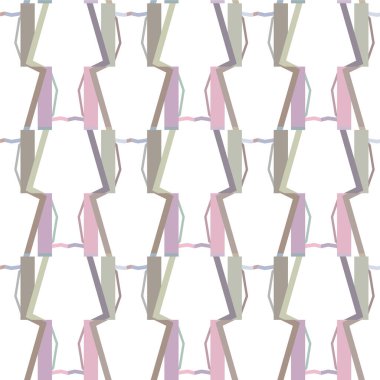 soyut geometrik dikişsiz desen, vektör illüstrasyonu