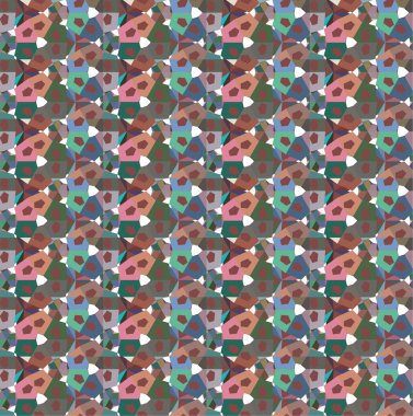 soyut geometrik dikişsiz desen, vektör illüstrasyonu