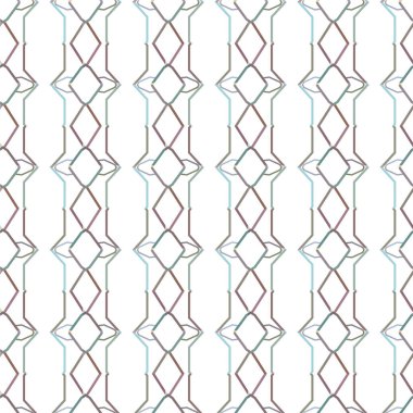 Geometrik şekilli kusursuz desen vektör çizimi    