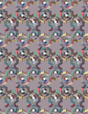 soyut geometrik dikişsiz desen, vektör illüstrasyonu