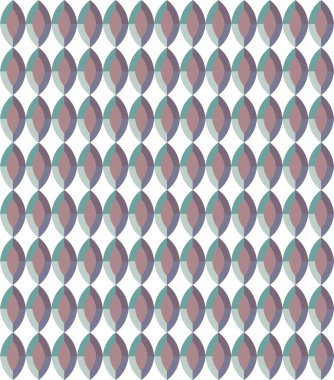 Geometrik şekilli kusursuz desen vektör çizimi  