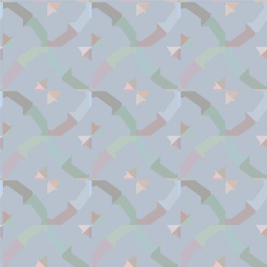 Geometrik şekilli kusursuz desen vektör çizimi  