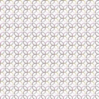 Geometrik şekilli kusursuz desen vektör çizimi    