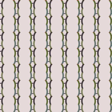 Geometrik şekilli kusursuz desen vektör çizimi  