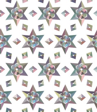 soyut geometrik dikişsiz desen, vektör illüstrasyonu