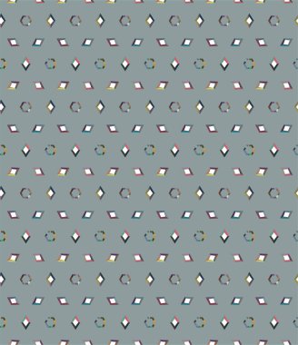 soyut geometrik dikişsiz desen, vektör illüstrasyonu