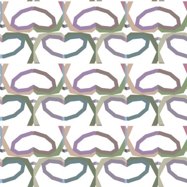 soyut geometrik dikişsiz desen, vektör illüstrasyonu