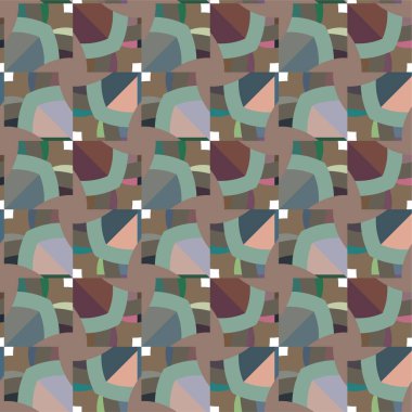 soyut geometrik dikişsiz desen, vektör illüstrasyonu