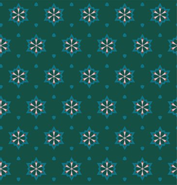 Geometrik şekilli kusursuz desen vektör çizimi  