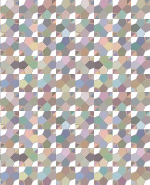 Geometrik şekilli kusursuz desen vektör çizimi