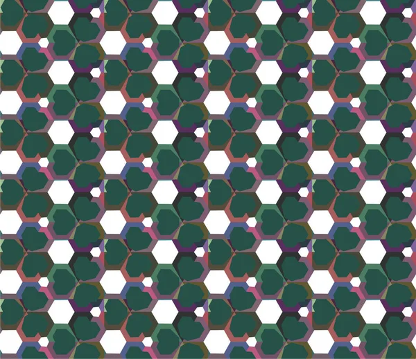 Geometrik şekilli kusursuz desen vektör çizimi  