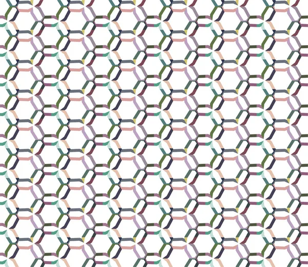 Padrão Sem Emenda Abstrato Geométrico Ilustração Vetorial — Vetor de Stock