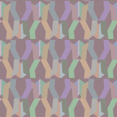 soyut geometrik dikişsiz desen, vektör illüstrasyonu