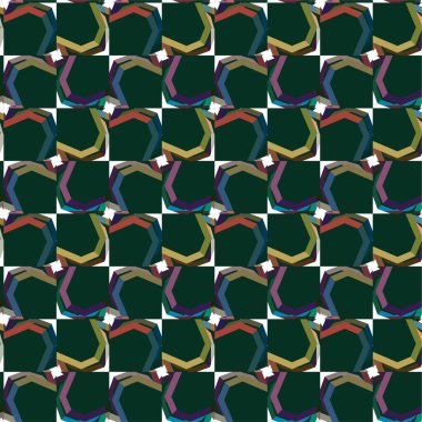 soyut geometrik dikişsiz desen, vektör illüstrasyonu