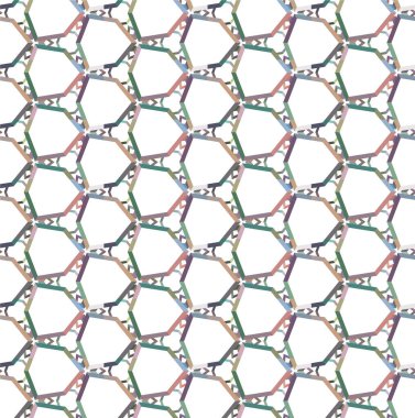 soyut geometrik dikişsiz desen, vektör illüstrasyonu