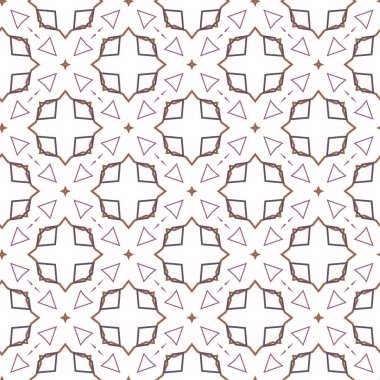 Geometrik şekilli kusursuz desen vektör çizimi