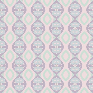 Geometrik soyut dikişsiz desen, vektör illüstrasyonu