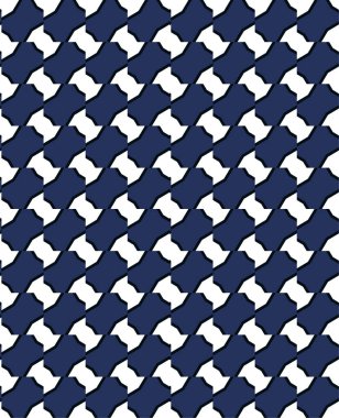 Geometrik şekilli kusursuz desen vektör çizimi